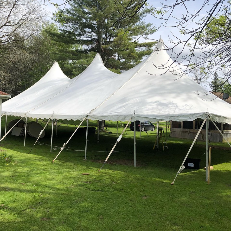 Beautiful day for a celebration Belleville Tent, Table and Chair